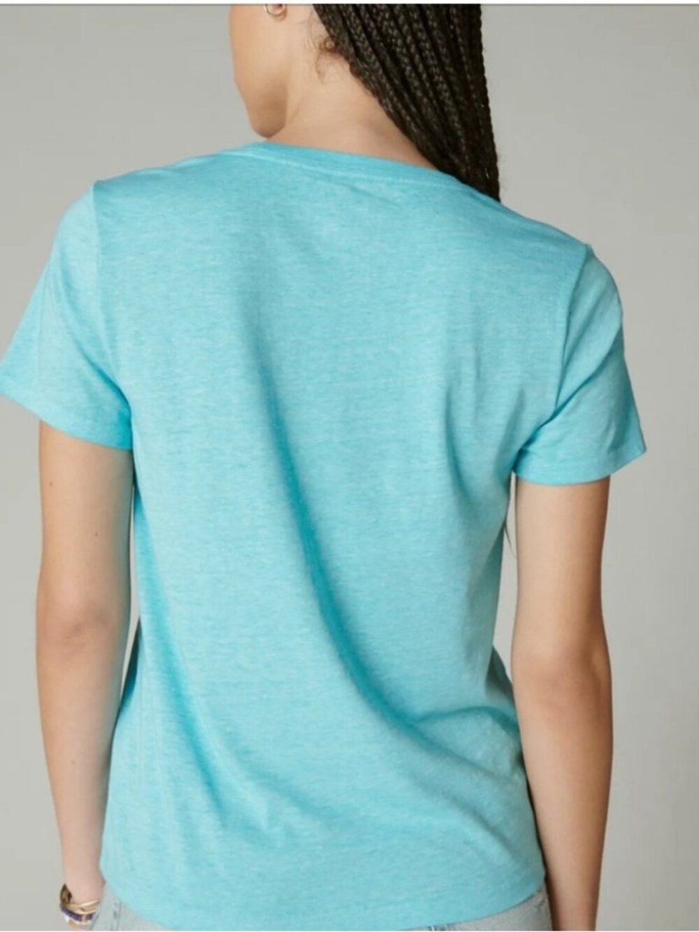 Blue short-sleeved shirt - Picture 4 of 4